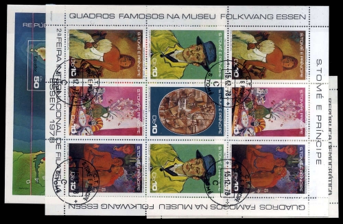 1978, St. Thomas und Prinzeninseln, Bl. 8 u.a., cto