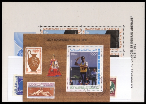 1968, Mauretanien, Bl. 4 u.a., **