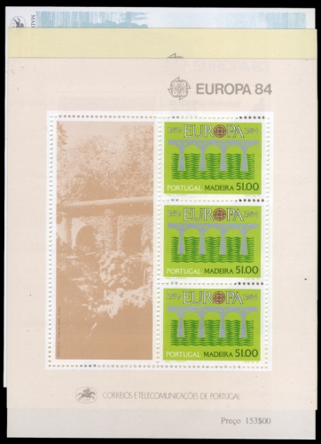 1980, Madeira, Bl. 1 u.a., **