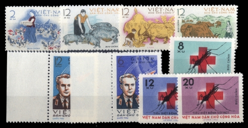 1961, Vietnam Nord und Republik, 181-82 u.a., (*)