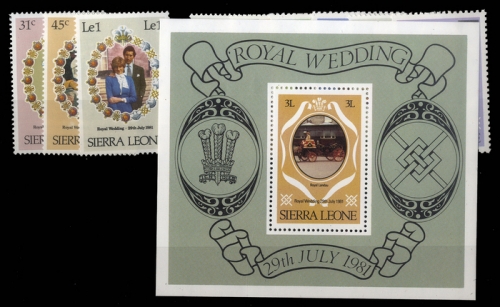 1981, Sierra Leone, 636-38 u.a., **
