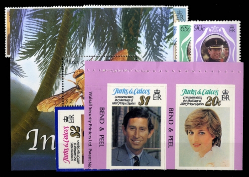 1980, Turks und Caicos Inseln, 518-22 u.a., **