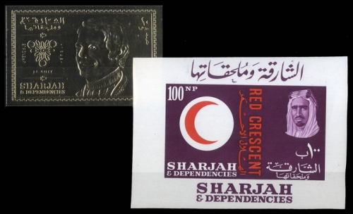 1963, Sharjah, Bl. 2 u.a., **