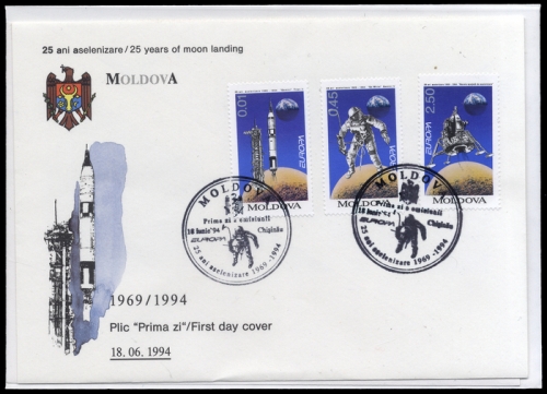 1992, Moldawien, 10-13 u.a., FDC