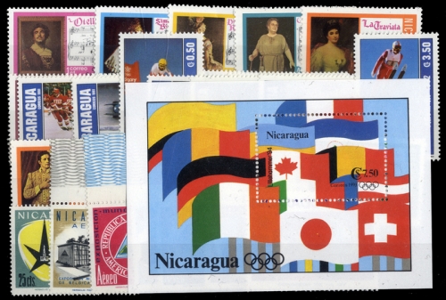 1958, Nicaragua, 1175-80 u.a, **