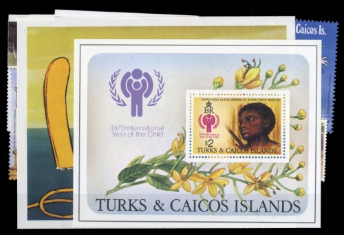 1979, Turks und Caicos Inseln, Bl. 15 u.a., **
