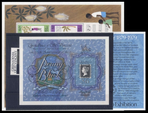 1979, St. Vincent Grenadinen, Bl. 3 u.a., **