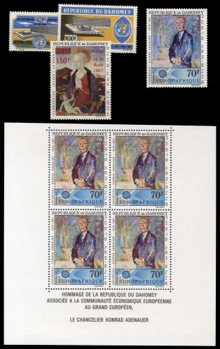 1966, Dahomey, 276-77 u.a., **