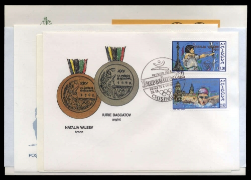 1992, Moldawien, 4 u.a., FDC