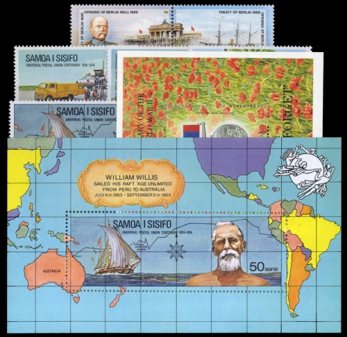 1969, Samoa, Bl. 1 u.a., **