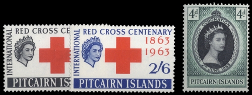 1953, Pitcairn, 19 u.a., **