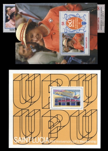 1981, St. Lucia, BL. 31 u.a., **