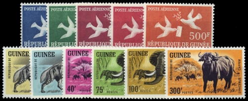 1959, Guinea, 26-30 u.a., **