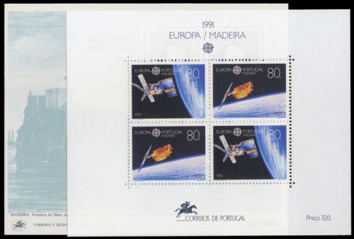 1981, Madeira, Bl. 1 u.a., **