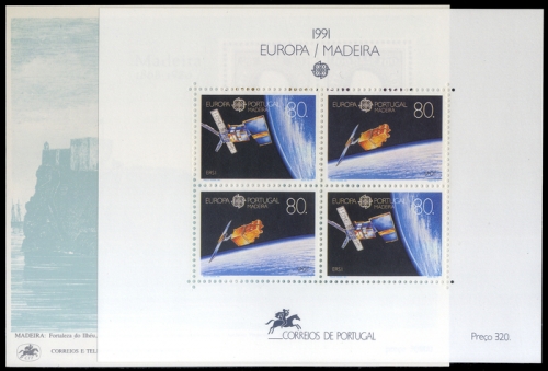 1981, Madeira, Bl. 1 u.a., **