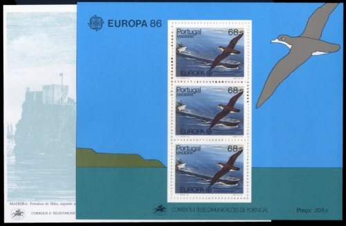 1980, Madeira, Bl. 1 u.a., **