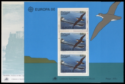 1980, Madeira, Bl. 1 u.a., **