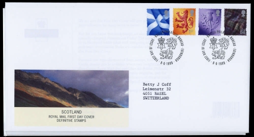 1999, Grossbritannien Regional Schottland, 77-80 u.a., FDC