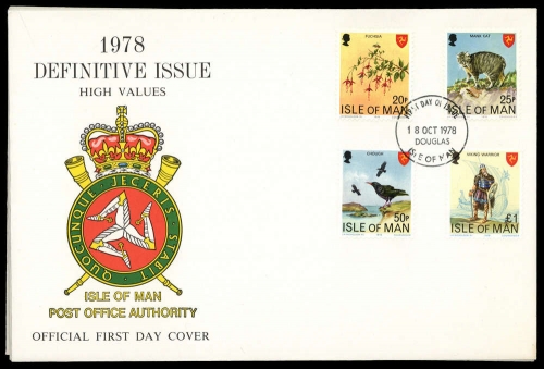 1978, Insel Man, 133-36 u.a., FDC