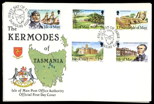 1980, Insel Man, 173-77 u.a., FDC