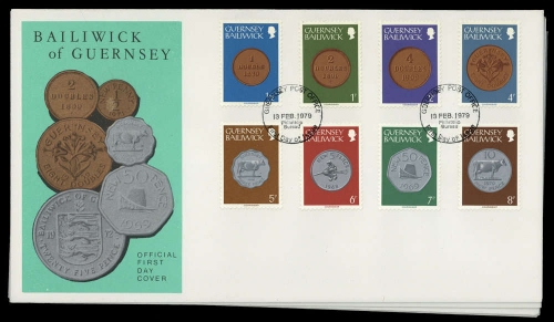 1979, Guernsey, 173-88 u.a., FDC