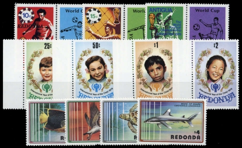 1979, Antigua und Antigua Barbuda, 18-20 u.a., **