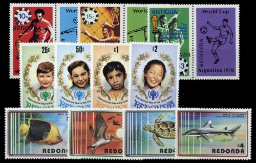 1979, Antigua und Antigua Barbuda, 18-20 u.a., **