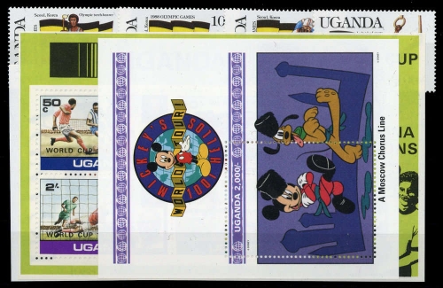 1978, Uganda, Bl. 9 u.a., **