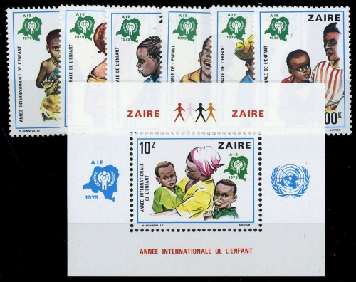 1979, Zaire, 613-18 u.a., **