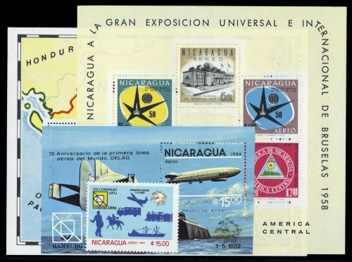 1958, Nicaragua, Bl. 45 u.a., **