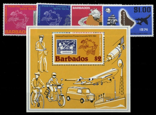 1970, Barbados, Bl. 3 u.a., **