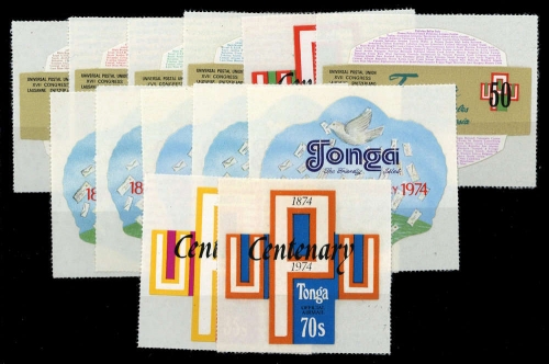 1974, Tonga, 489-98 u.a., **