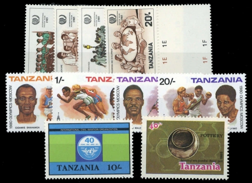 1980, Tansania, 157-60 u.a., **