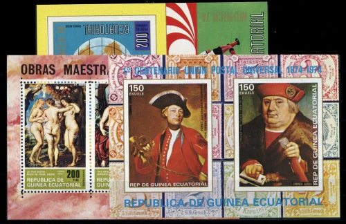 1973, Äquatorial-Guinea, Bl. 77 u.a., **