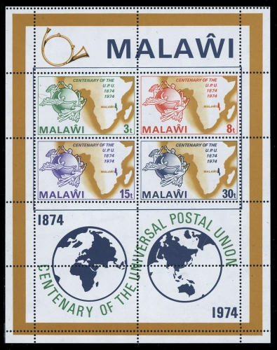 1969, Malawi, Bl. 16 u.a., **