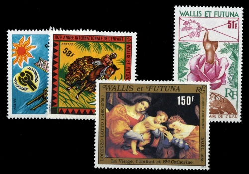 1974, Wallis und Futuna, 258 u.a., **