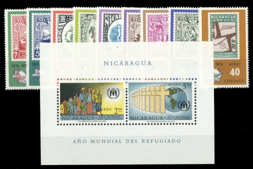 1961, Nicaragua, Bl. 54 u.a., **