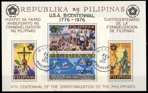 1951, Philippinen, 543-45 u.a., **, gest.