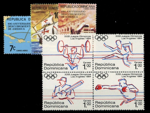 1982, Dominikanische Republik, 1368-70 u.a, **