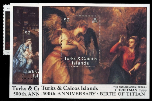 1988, Turks und Caicos Inseln, 824-30 u.a., **