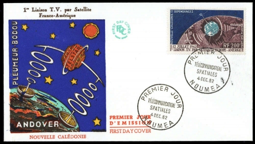 1962, Neukaledonien, 386, FDC