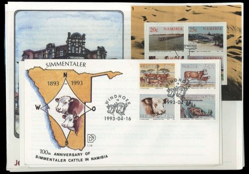 1992, Namibia, Bl. 15 u.a., FDC