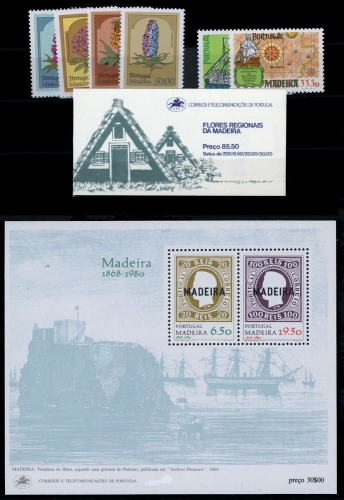 1980, Madeira, Bl. 1 u.a., **, gest.