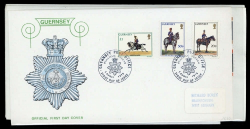 1971, Guernsey, 39-53 u.a., FDC
