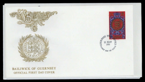 1980, Guernsey, 199-203 u.a, FDC
