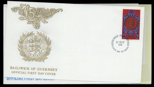 1979, Guernsey, Bl. 2 u.a., FDC