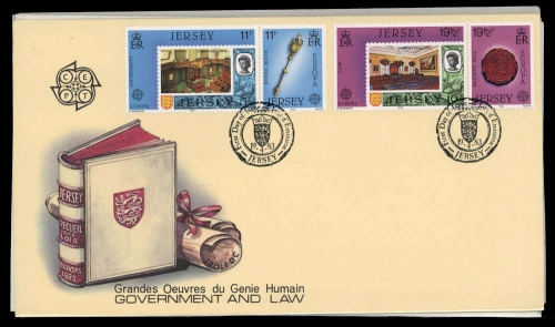 1972, Jersey, 65-68 u.a., FDC