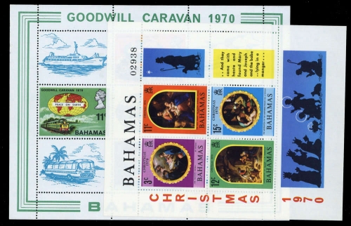 1970, Bahamas, Bl. 2 u.a., **