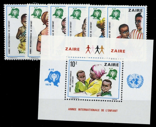 1979, Zaire, 613-18 u.a., **