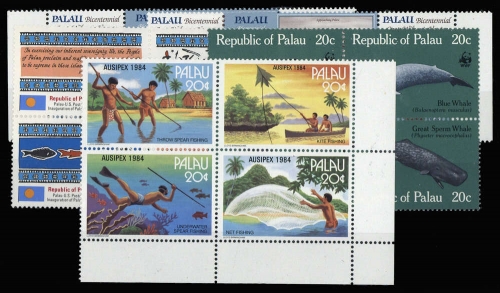 1983, Palau Inseln, 1-4 u.a., **